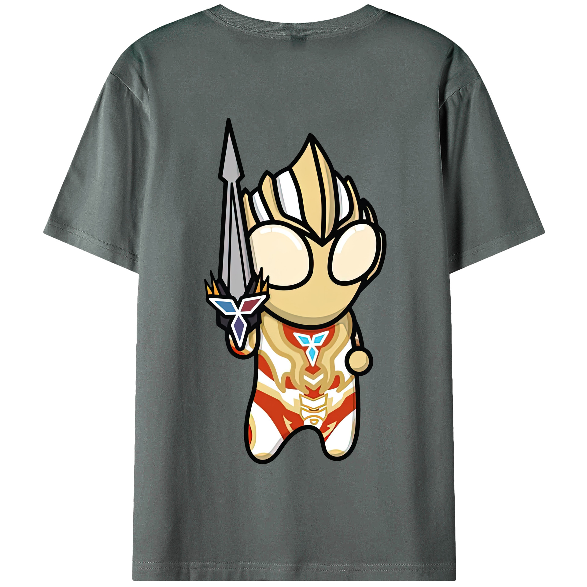 （画像用） ウルトラマン Ultraman 綿100％半袖Tシャツ（背面プリント）